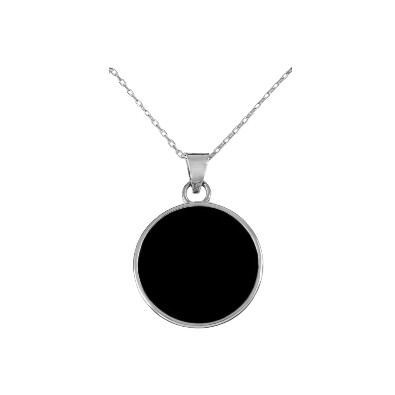 Deals Handmade black Onyx pendant, oxidized sterling silver, 8mm and 4mm onyx cabochon